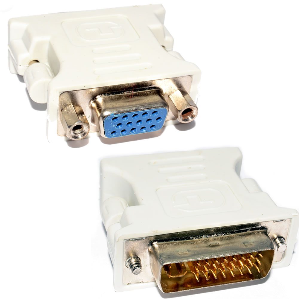 DVI 24+1 to VGA Adapter Video Connector