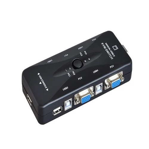 VGA KVM Switch 4 ports