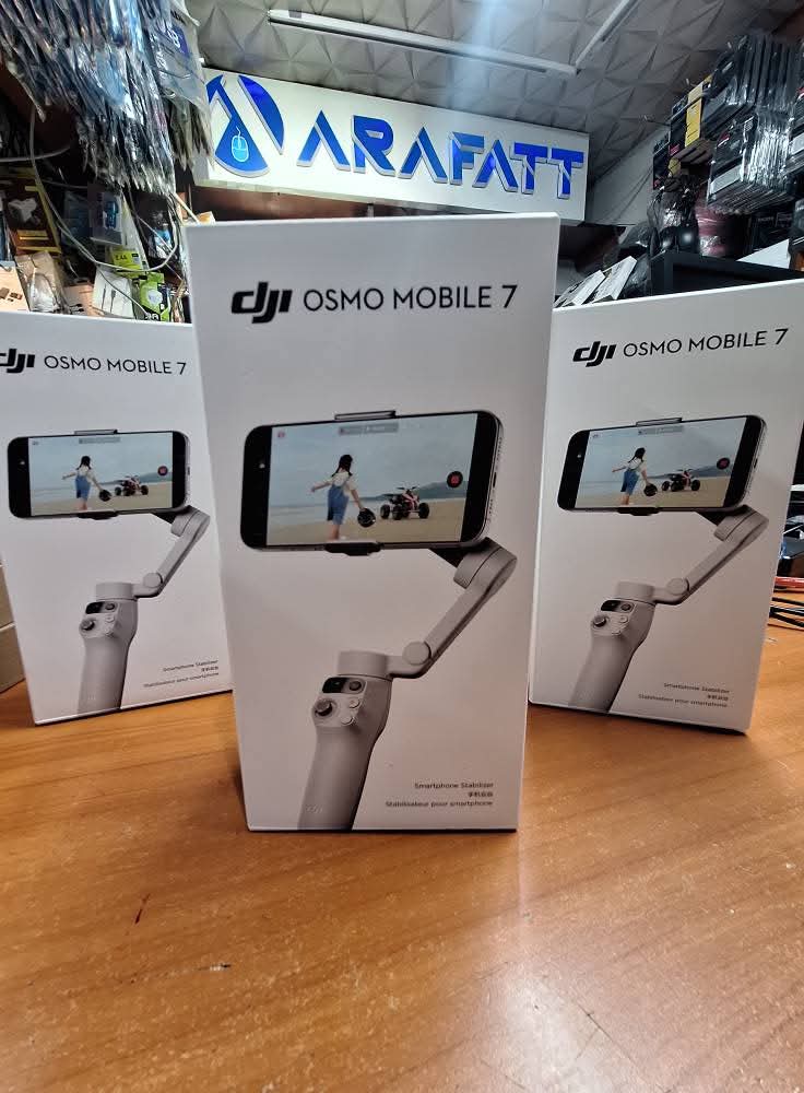 DJI Osmo Mobile 7 Gimbal Stabilizer for iPhone, Android, Built-in Tripod, Portable Stabilizer for iPhone, Selfie Stick, 3-Axis Phone Gimbal, ActiveTrack 7.0, One-Tap Edit, 10hrs Use, Phone Charging