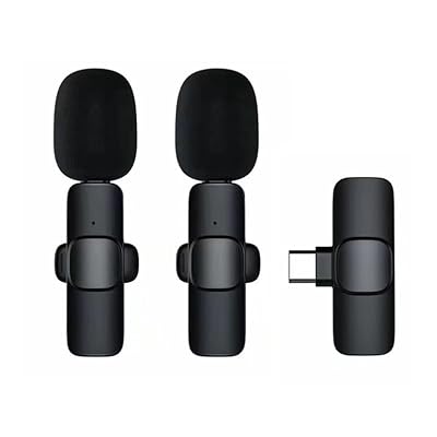 Microphone Bluetooth Boya lavalier Type c double
